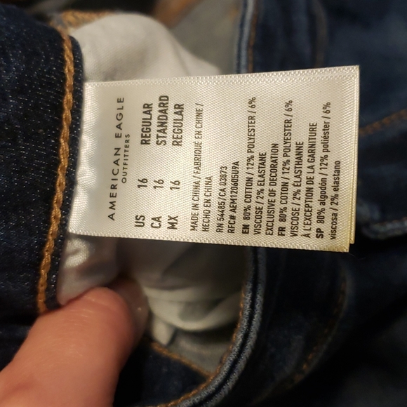 American Eagle High Rise Jeans size 16 - Picture 3 of 4